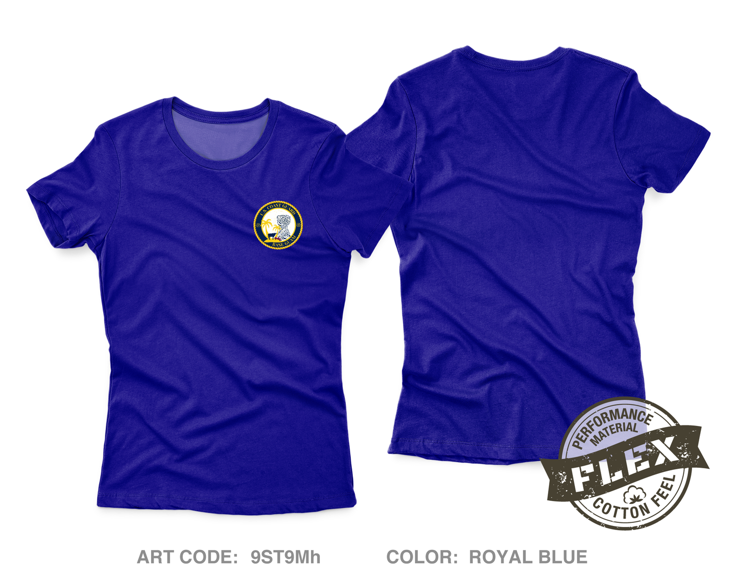 USCG Base Guam Core Women's SS Flex Performance Tee - 9ST9Mh