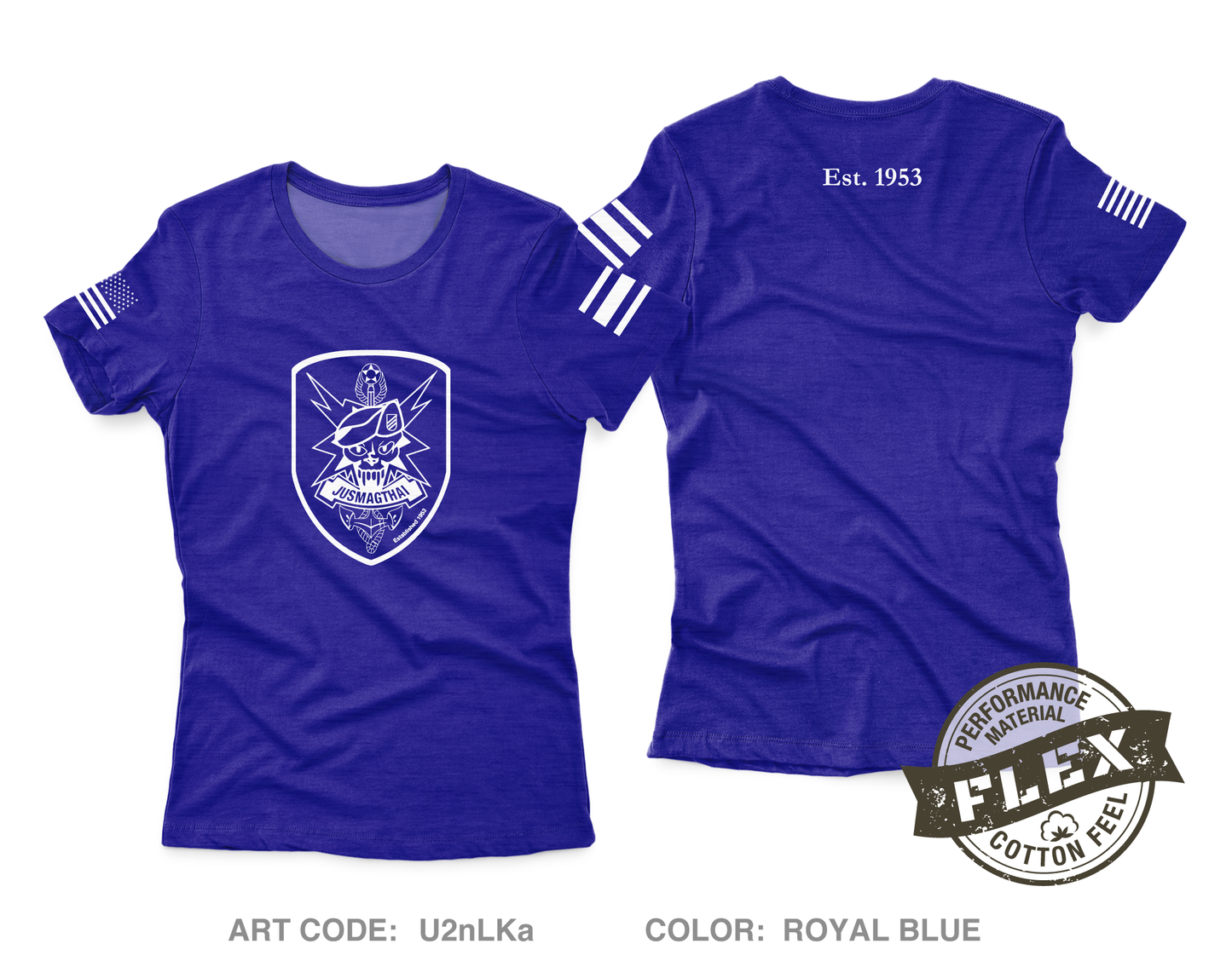 JUSMAGTHAI Women's SS Flex Performance Tee - U2nLKa