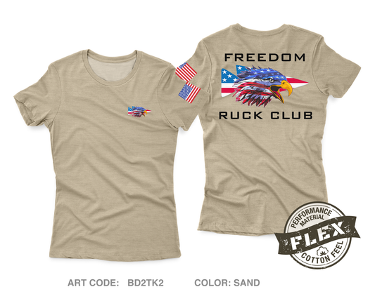 Freedom Ruck Club Women's SS Flex Performance Tee - BD2TK2