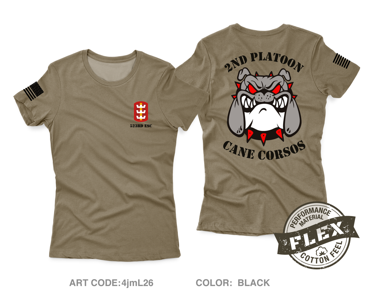 523rd ESC, 84th EN BN - Second platoon Core Women's SS Flex Performance Tee - 4jmL26