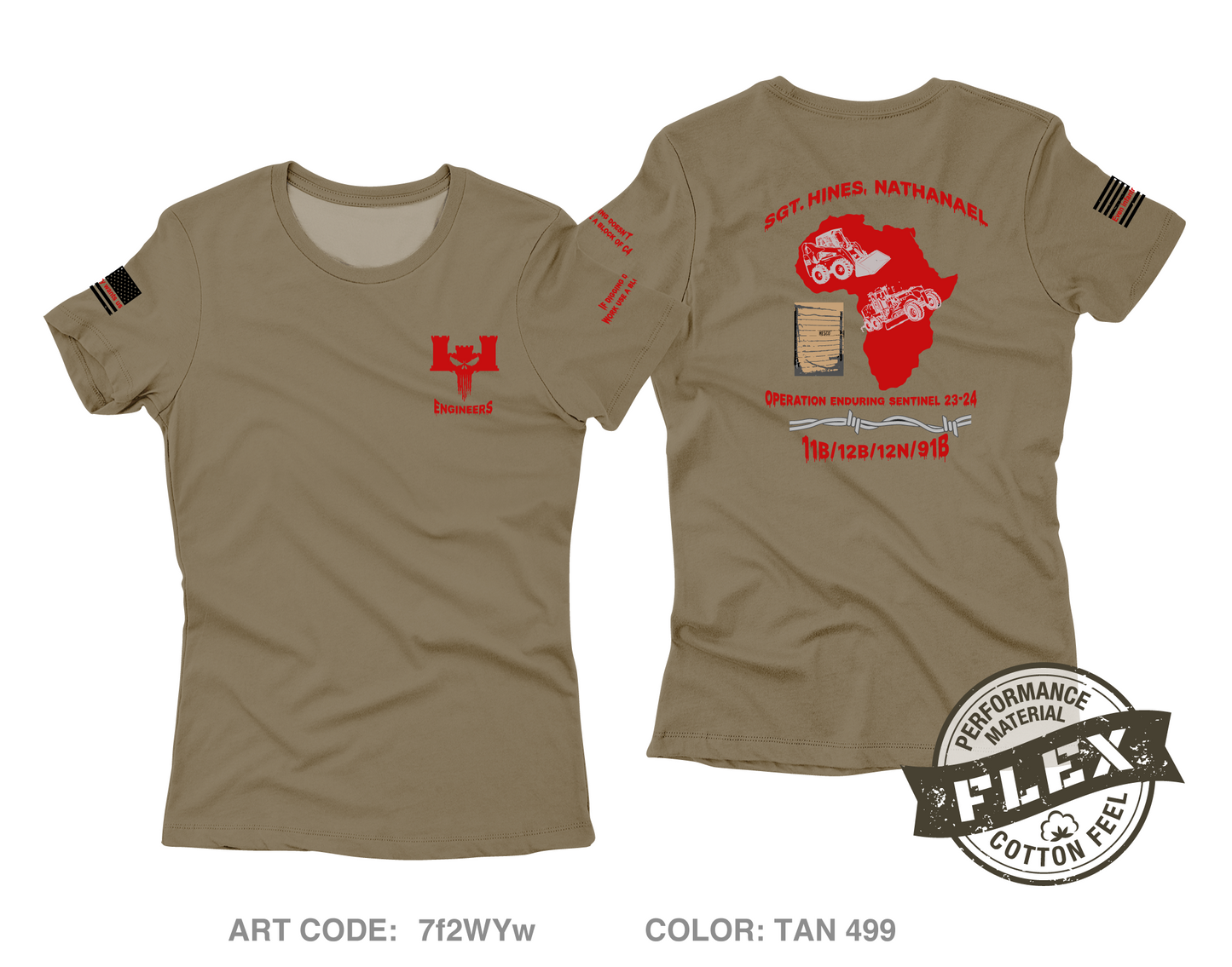 TF-Bataan Battle Core Women's SS Flex Performance Tee - 7f2WYw