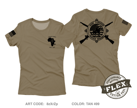 HHC, 1-200 Infantry Core Women's SS Flex Performance Tee - 8zXrZp
