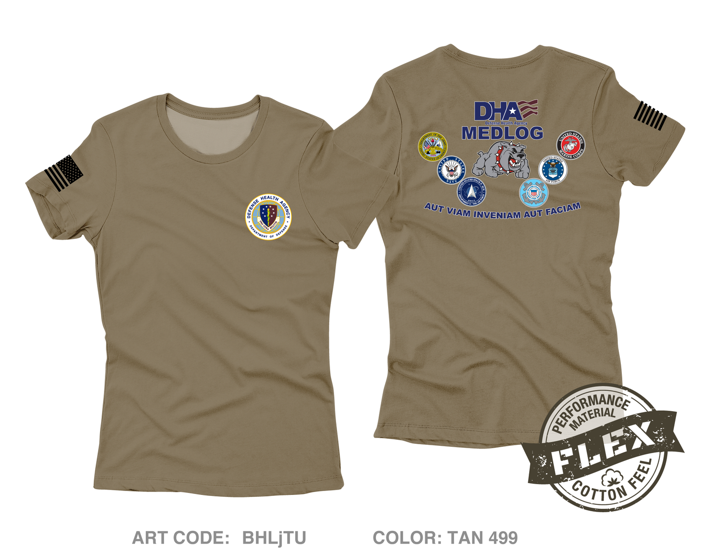 DHA J4 Fundraising Collection Core Women's SS Flex Performance Tee - BHLjTU