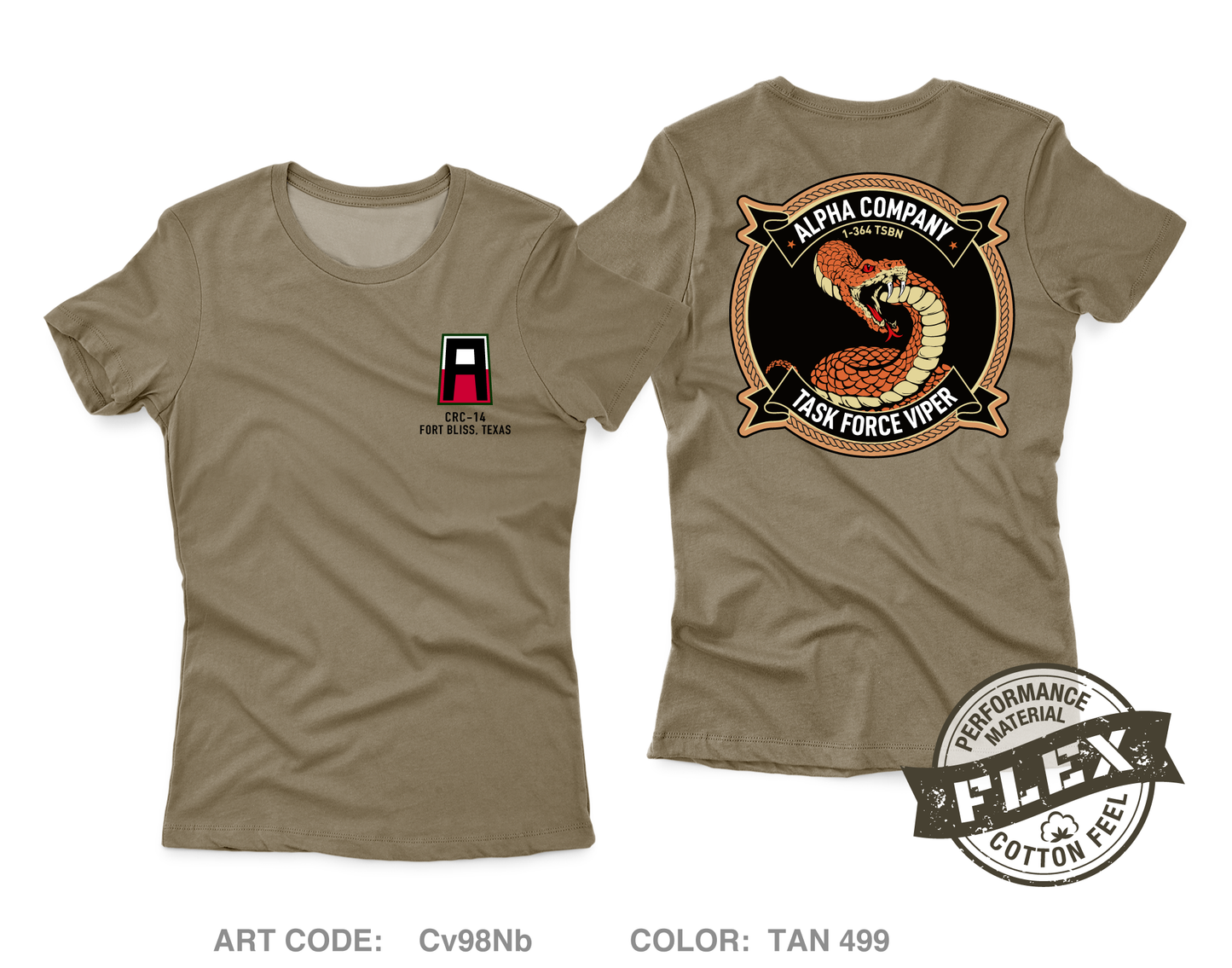 CRC Alpha Company Core Women's SS Flex Performance Tee - Cv98Nb