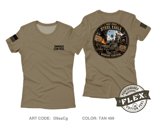 Damage Control Core Women's SS Flex Performance Tee - D9ssCg
