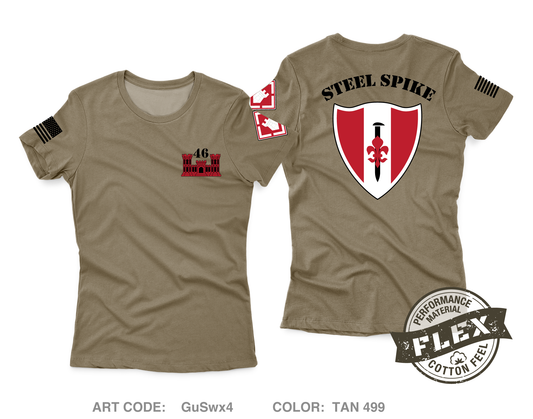 46th Engineers Core Women's SS Flex Performance Tee - GuSwx4