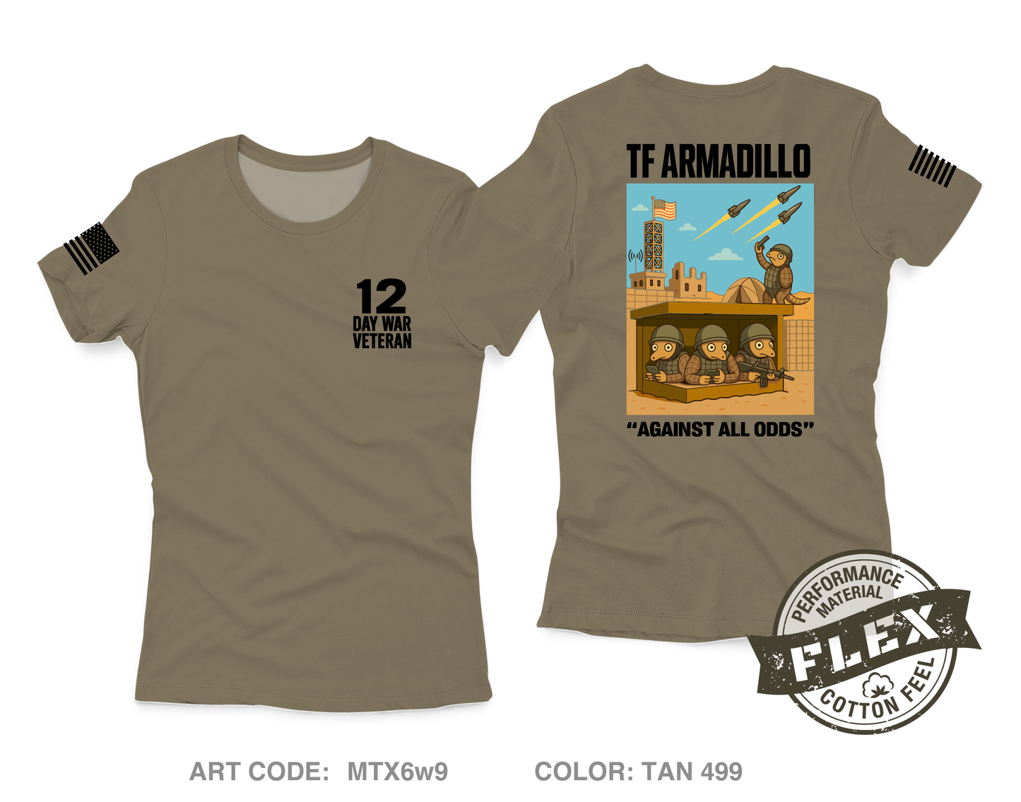 TF ARMADILLO Core Women's SS Flex Performance Tee - MTX6w9