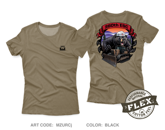 380TH ESC Core Women's SS Flex Performance Tee - MZURCj
