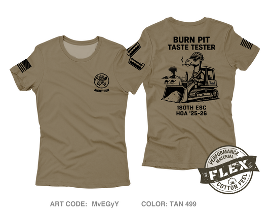 180th ESC Store 2 Core Women's SS Flex Performance Tee - MvEGyY