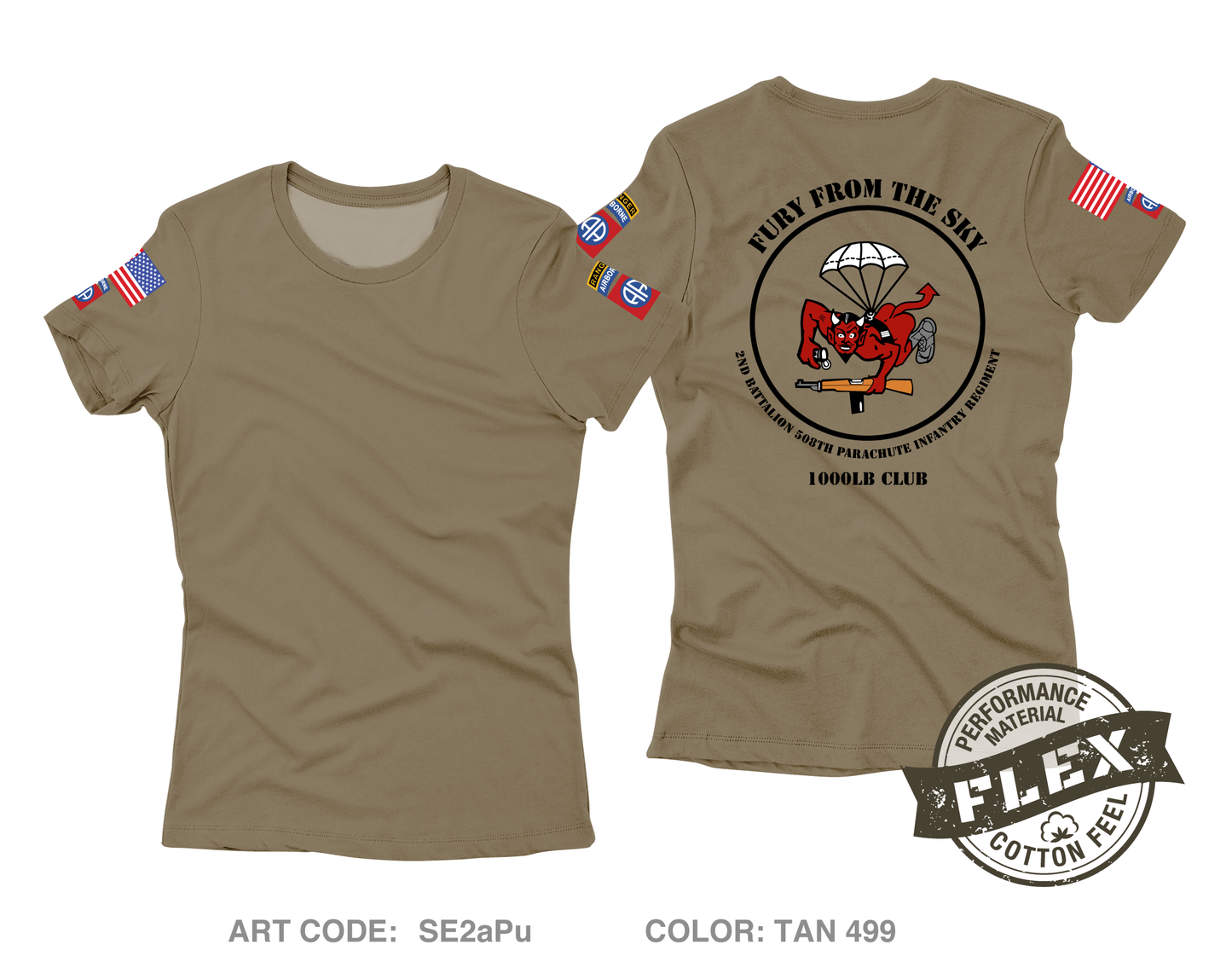 2 Fury Core Women's SS Flex Performance Tee - SE2aPu