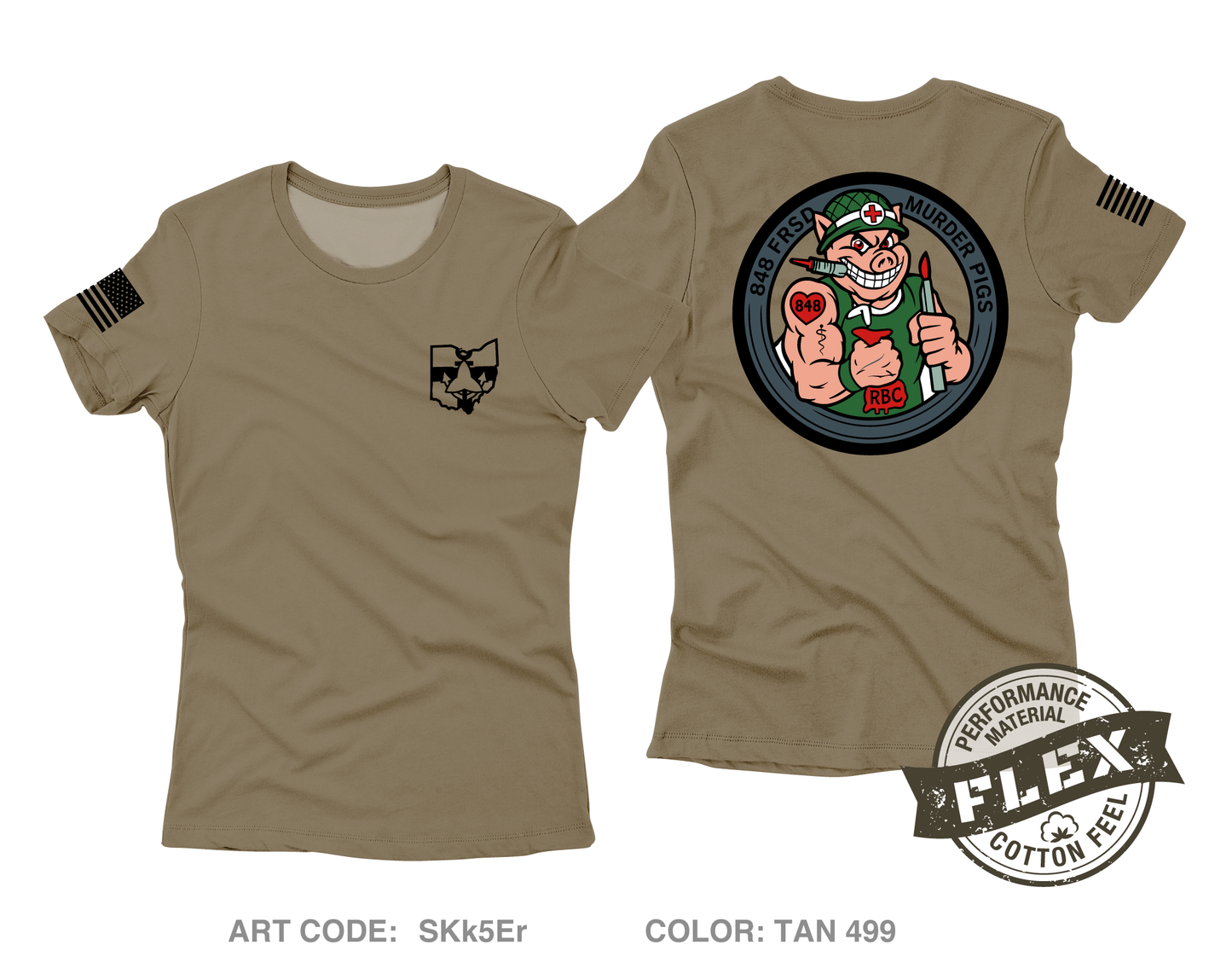848 FRSD Core Women's SS Flex Performance Tee - SKk5Er