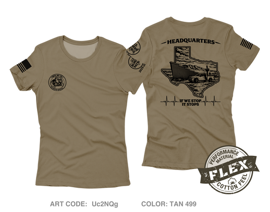38th MP Co Core Women's SS Flex Performance Tee - Uc2NQg
