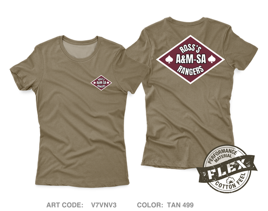 Ross Rangers Fundraising Collection Core Women's SS Flex Performance Tee - V7VNV3