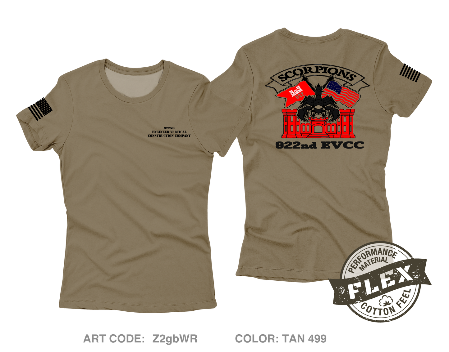 922nd EVCC Core Women's SS Flex Performance Tee - Z2gbWR