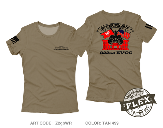 922nd EVCC Core Women's SS Flex Performance Tee - Z2gbWR