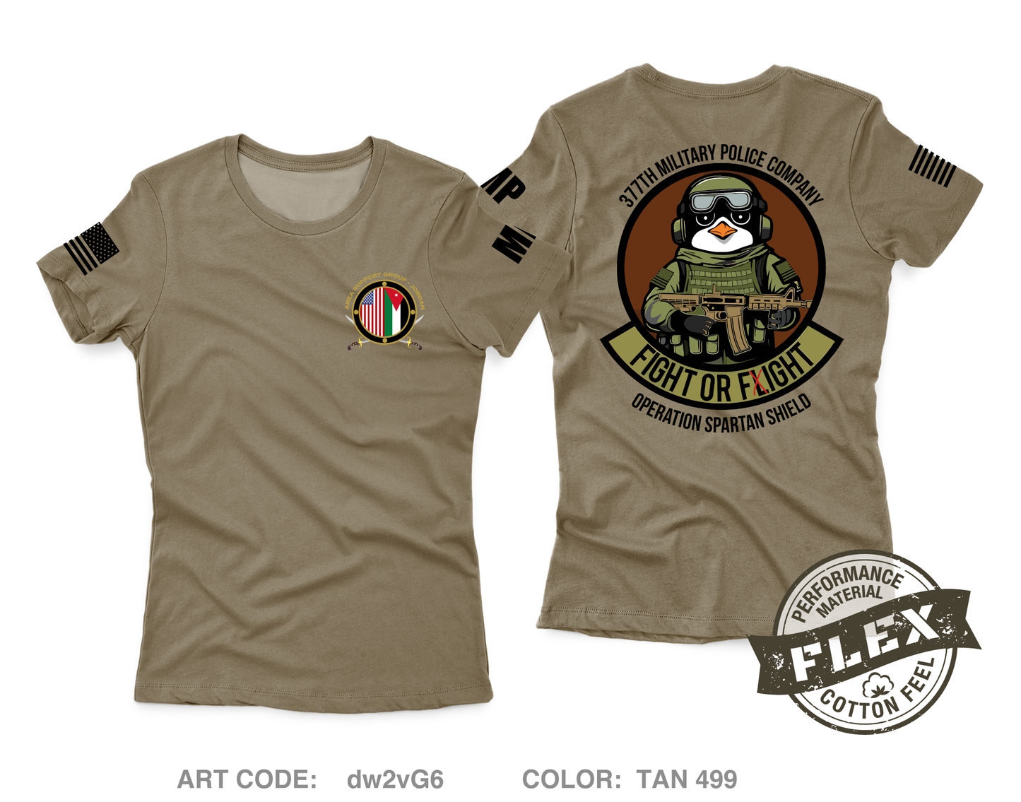 377th MP Co Core Women's SS Flex Performance Tee - dw2vG6