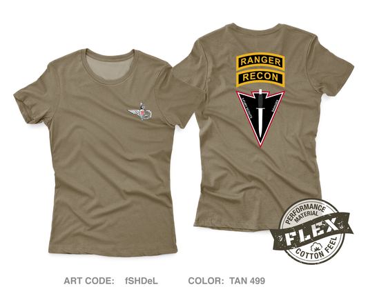 2-508th, HHC, Scouts Core Women's SS Flex Performance Tee - fSHDeL