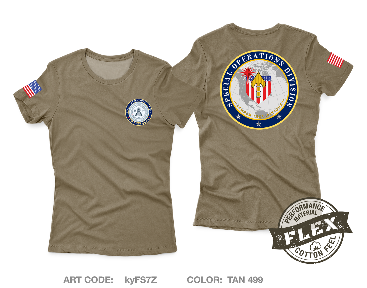SOD Core Women's SS Flex Performance Tee - kyFS7Z