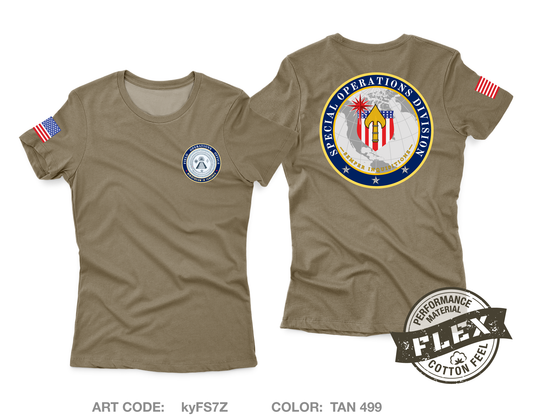 SOD Core Women's SS Flex Performance Tee - kyFS7Z