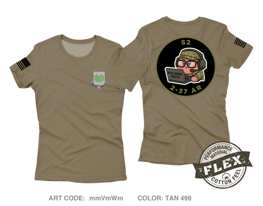 2-37AR Core Women's SS Flex Performance Tee - mmVmWm