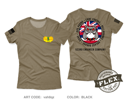 523rd ESC Core Women's SS Flex Performance Tee - vah8qz