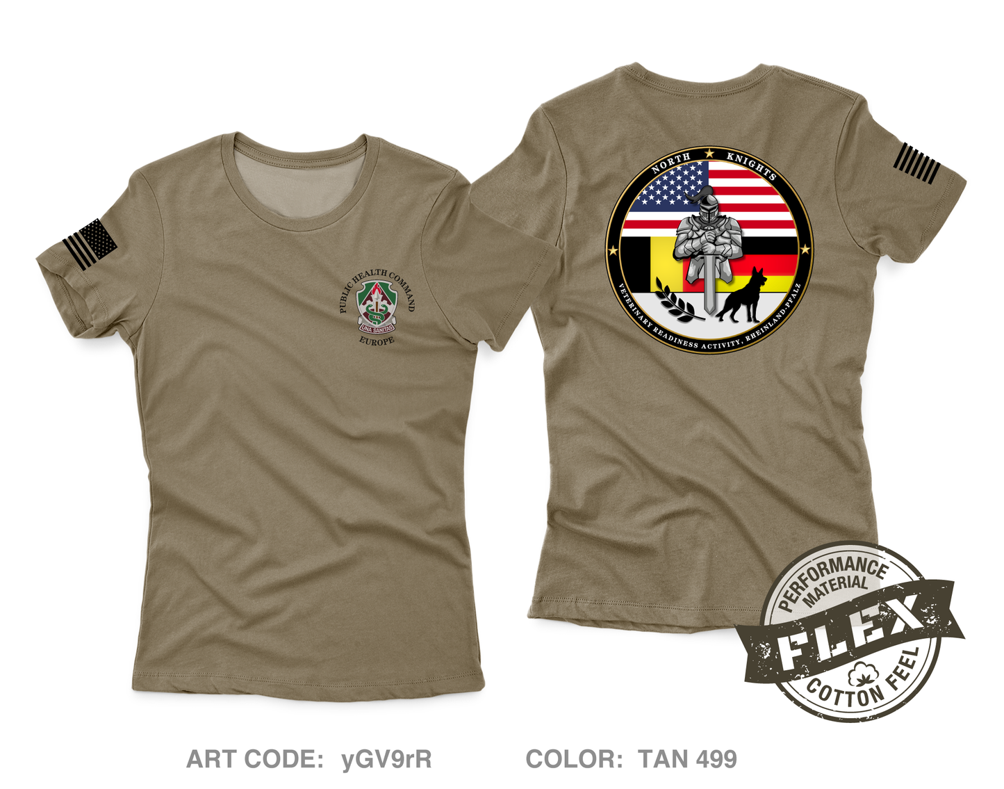 Veterinary Readiness Activity, Rheinland-Pfalz Core Women's SS Flex Performance Tee - yGV9rR