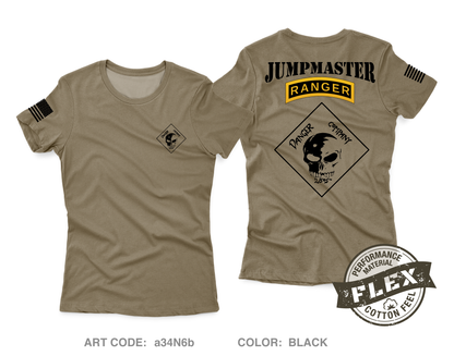 D Co 2|505th PIR Core Women's SS Flex Performance Tee - a34N6b