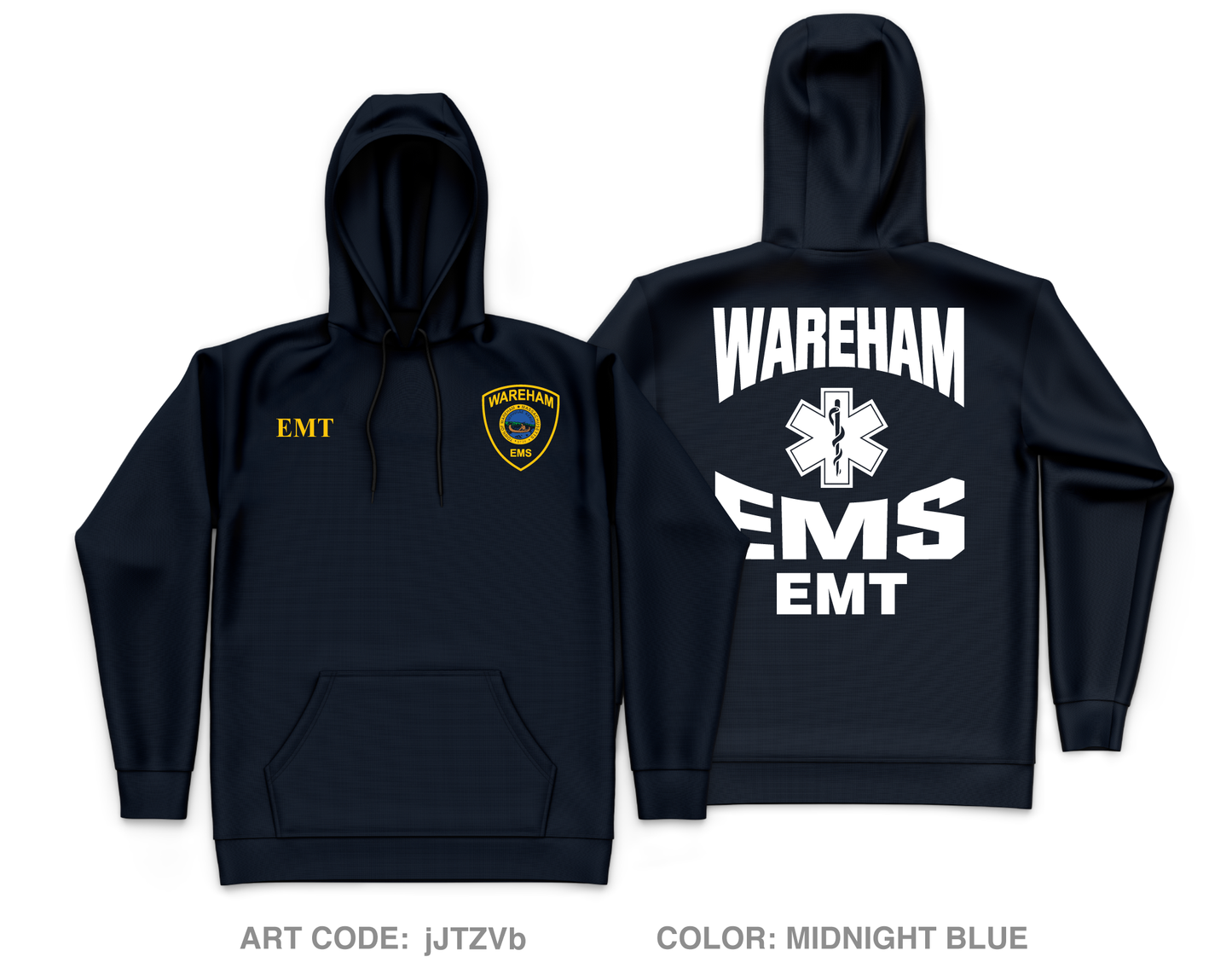 Wareham EMS Private Collection Core Men's Hooded Performance Sweatshirt - jJTZVb