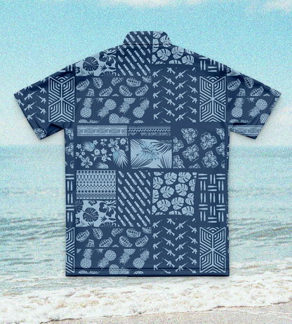 Emblem Party Series Core Men's SS Performance Party Shirt - Tropical Tactical