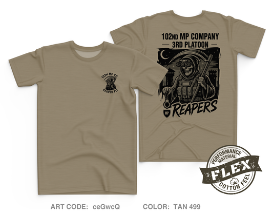 102nd MP Co Core Men's SS Flex Performance Tee - ceGwcQ