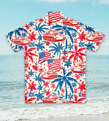 Emblem Party Series Core Men's SS Performance Party Shirt - Merica