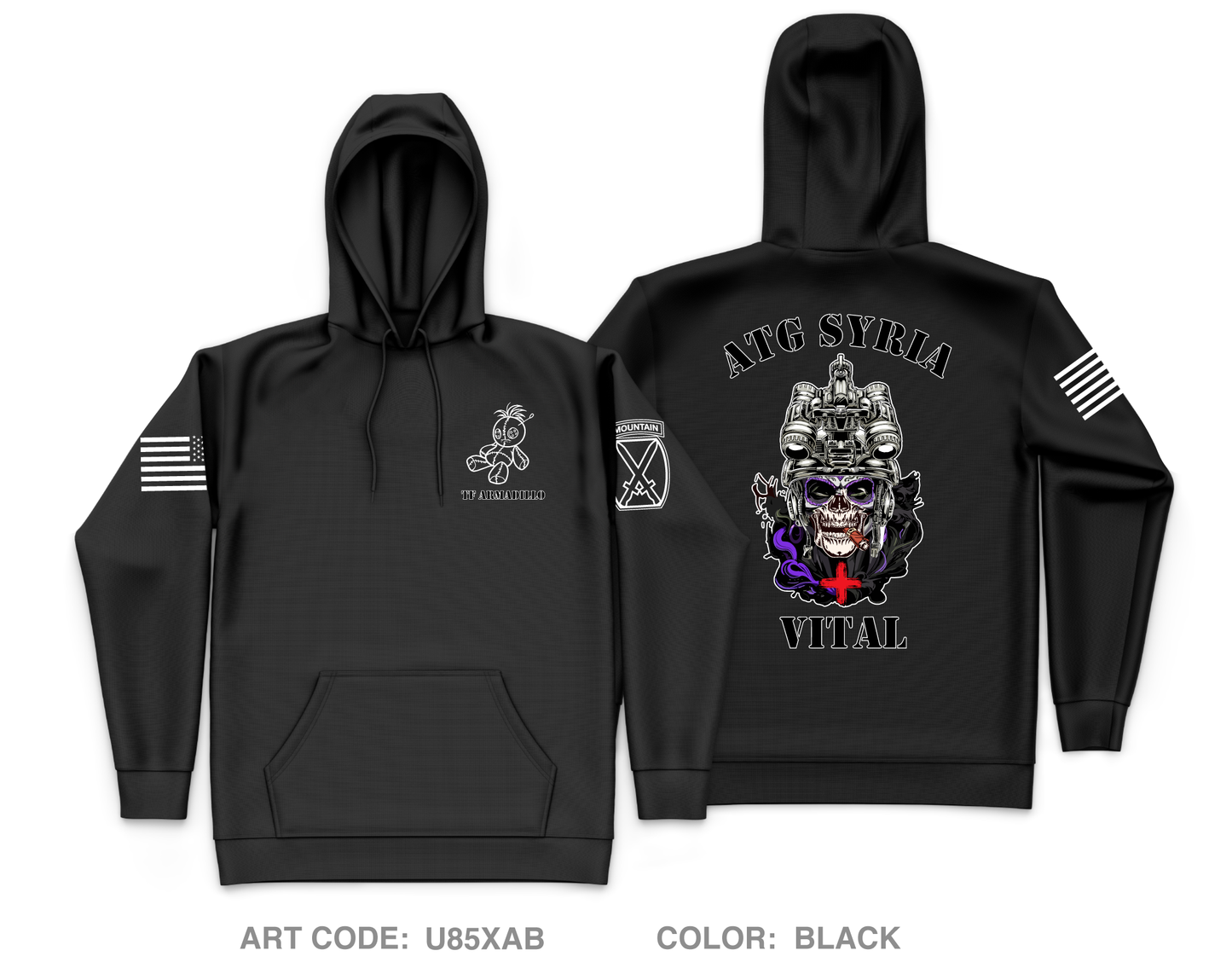 TF Armadillo Medical Core Men's Hooded Performance Sweatshirt - U85XAB