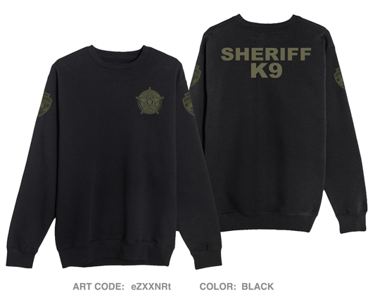 Washington County Sheriffs Office Maine K9 Comfort Unisex Crewneck Sweatshirt - eZXXNRt