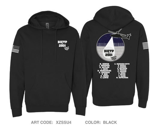 BIETP-2501 Comfort Unisex Hooded Sweatshirt - XZSSU4