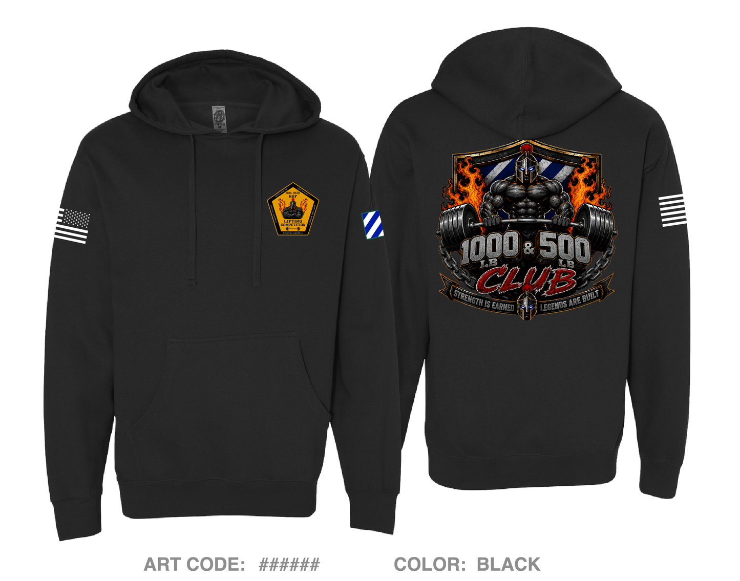 HHC, DSTB, 3DSB Comfort Unisex Hooded Sweatshirt - qLhhQF