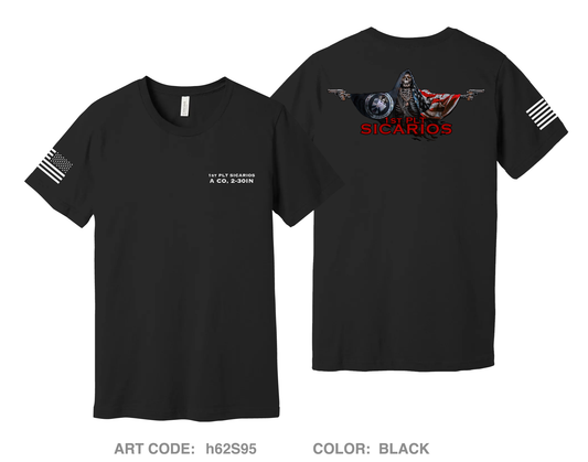 1st Platoon A Co 2-30IN Comfort Unisex Cotton SS Tee - h62S95