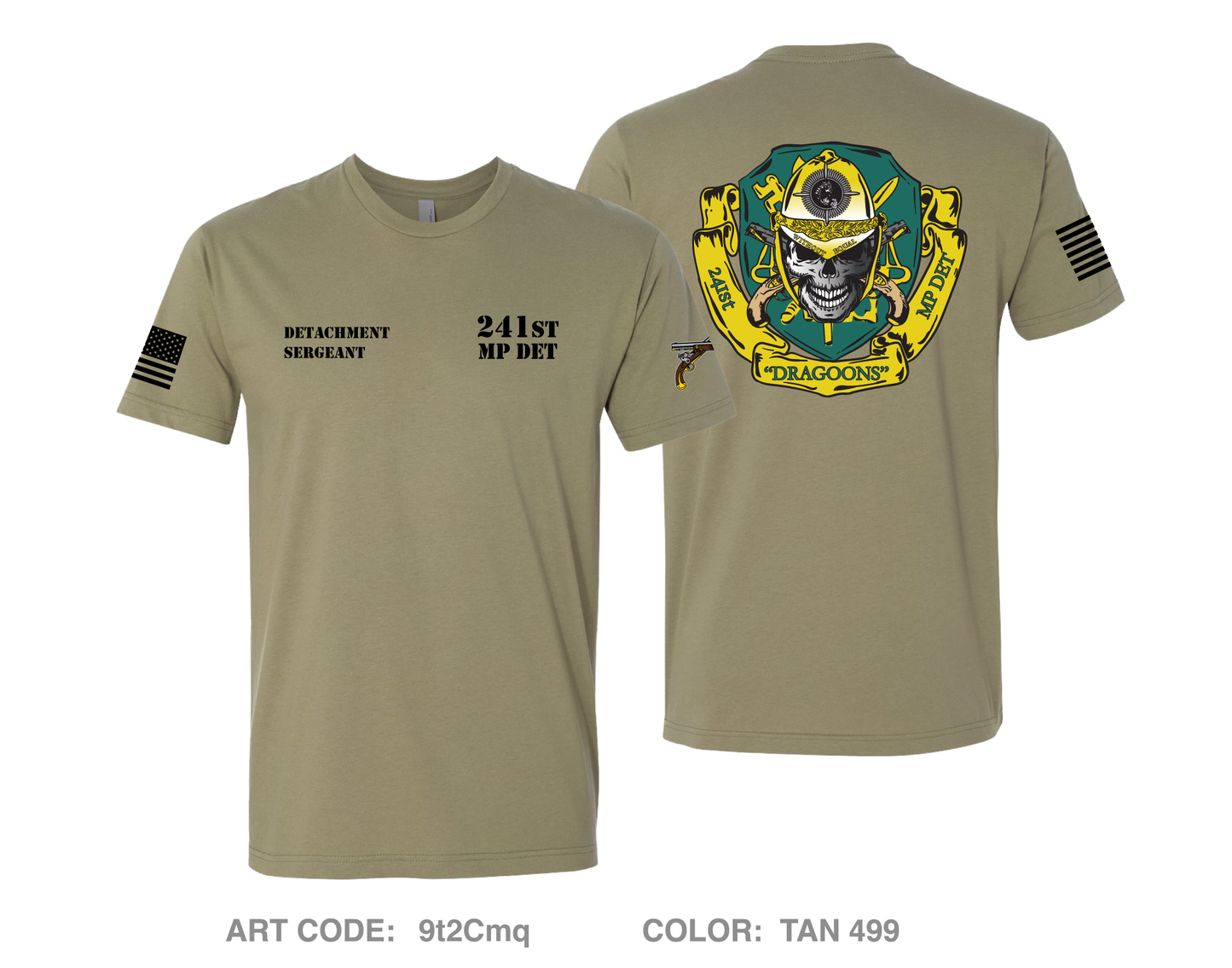 241st Military Police DET Comfort Unisex Cotton SS Tee - 9t2Cmq