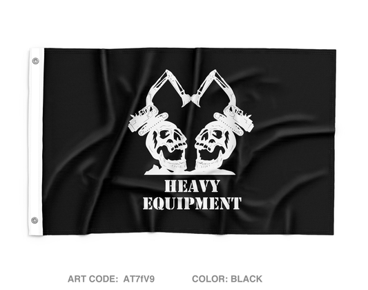 Heavy Equipment Wall Flag - AT7fV9