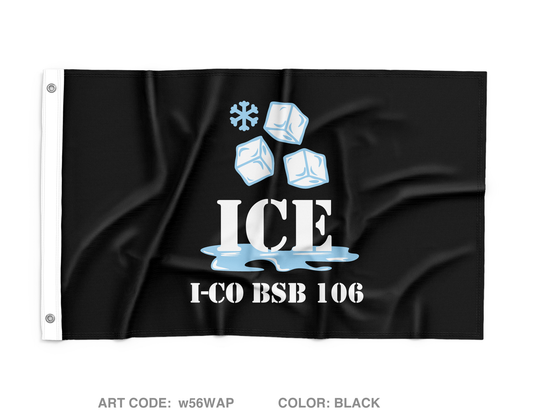I-CO 106 BSB Wall Flag - w56WAP