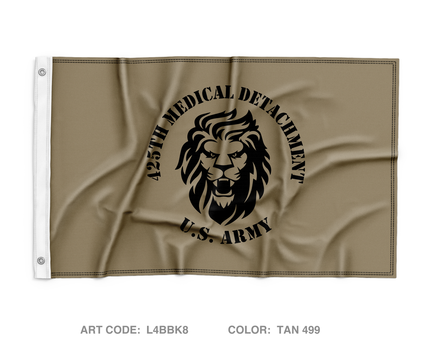 425th Medical Detachment Wall Flag - L4BBK8