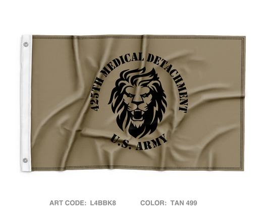 425th Medical Detachment Wall Flag - L4BBK8