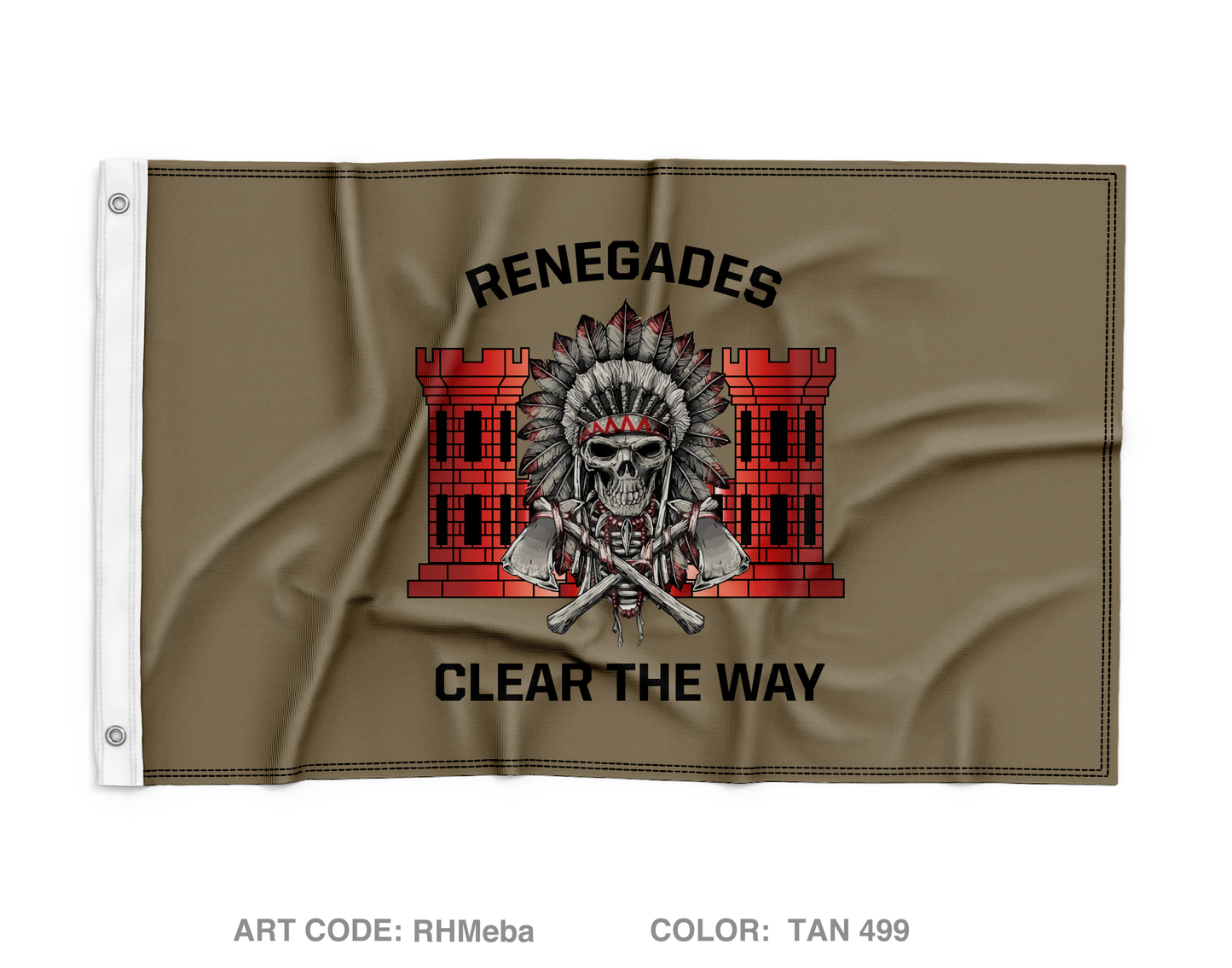 1221st EN CO Wall Flag - RHMeba