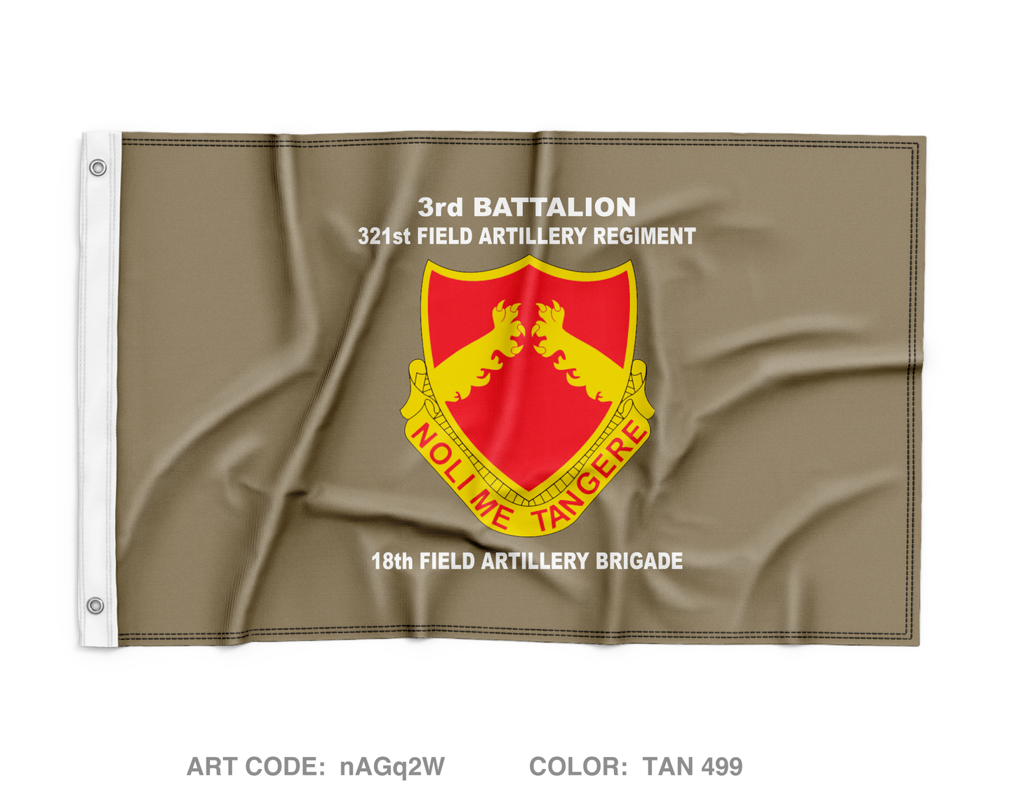 3-321 Field Artillery Regiment Wall Flag - nAGq2W