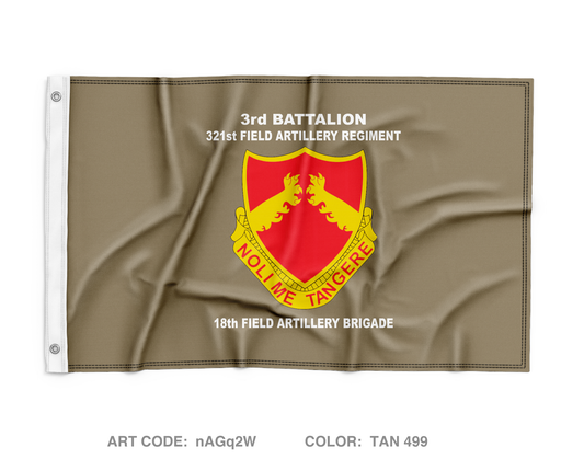 3-321 Field Artillery Regiment Wall Flag - nAGq2W