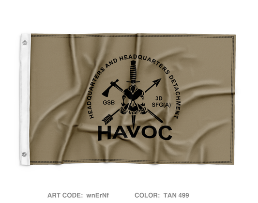 Group Support Battalion, 3D SFG(A) Wall Flag - wnErNf