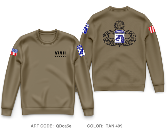 XVIII Airborne Corps Store 1  Core Men's Crewneck Performance Sweatshirt - QDca5e