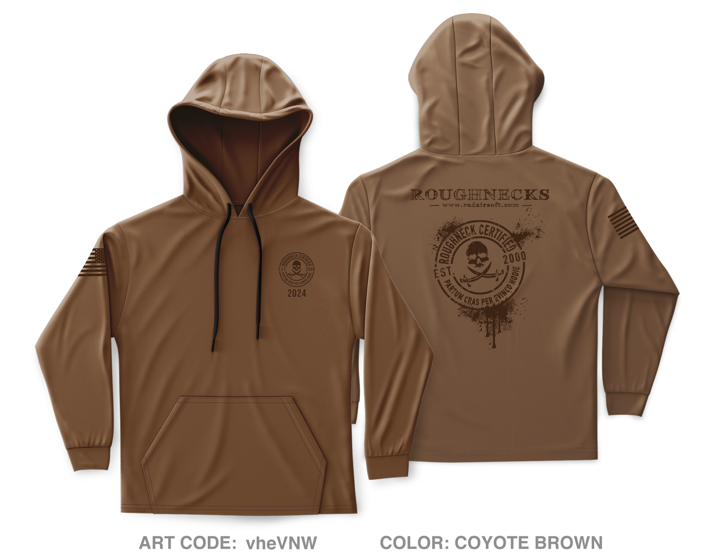 Roughnecks Airsoft Core Men's Hooded Performance Sweatshirt - vheVNW