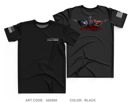 1st Platoon A Co 2-30IN Core Men's SS Performance Tee - h62S95