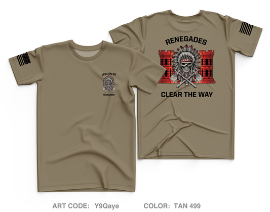 1221st EN CO Core Men's SS Performance Tee - Y9Qaye