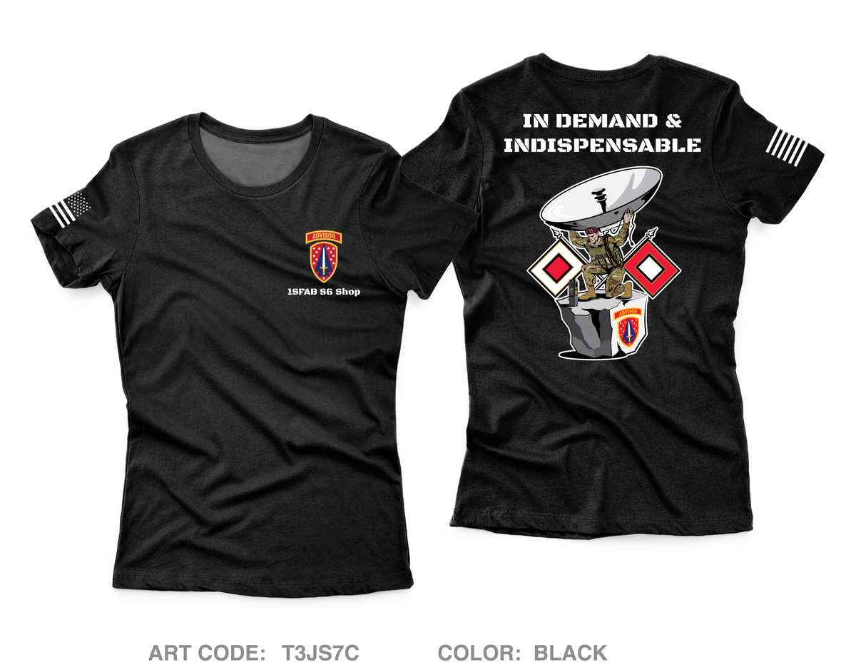 HHC, 2BN, 1SFAB Core Women's SS Performance Tee - T3JS7C